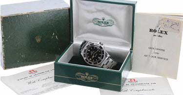 Rolex Submariner 'Explorer Dial' 5512 Watch and box and papers