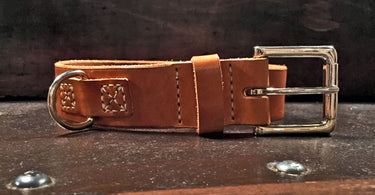 Custom Da Luca leather dog collar