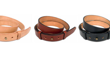 handmade leather button stud belts by daluca straps