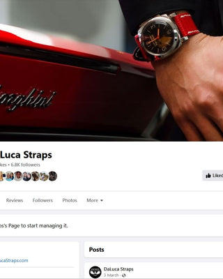 DaLuca Panerai Watch Straps- Become A Fan On Facebook