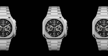 Bell & Ross BR05 Chrono Black Steel and Blue Steel Watch