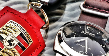 panerai 312 watch with porsche key