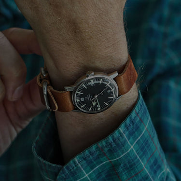 handmade single piece horween watch bands