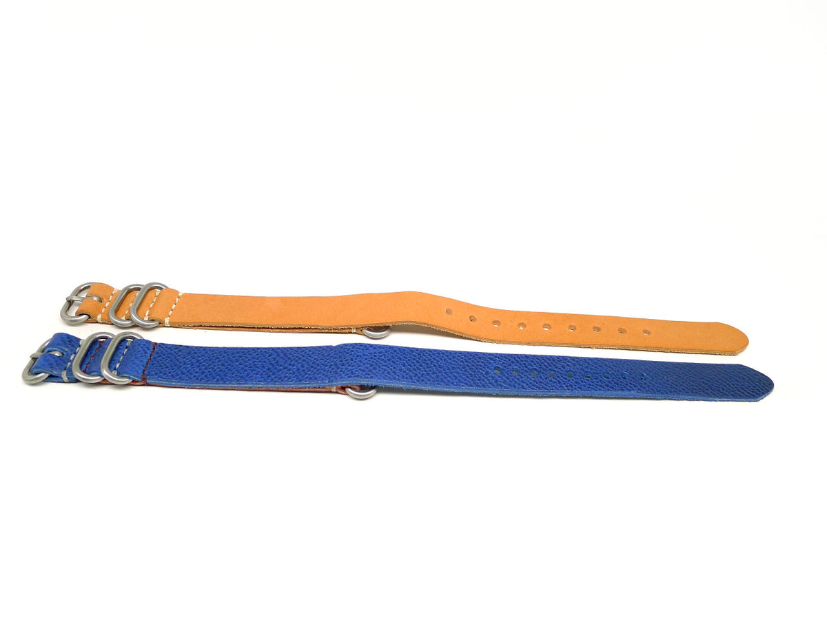18mm Horween Leather watch strap 2-pack, set 18-3