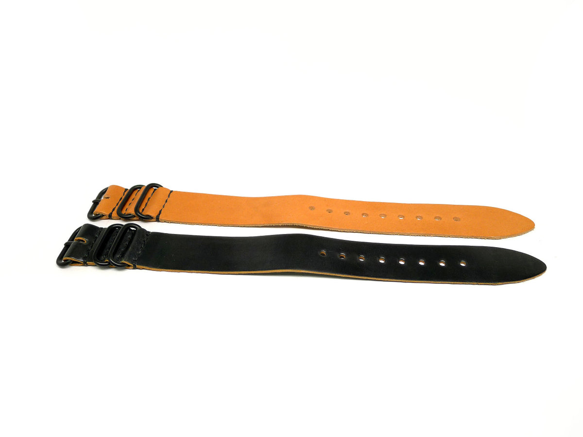 26mm Horween Shell Cordovan watch strap 2-pack, set 26-10