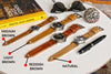 74 vintage leather watch strap colors
