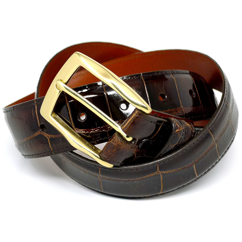 Handmade Genuine Alligator Belt That Is Handmade In USA by DaLuca Straps.