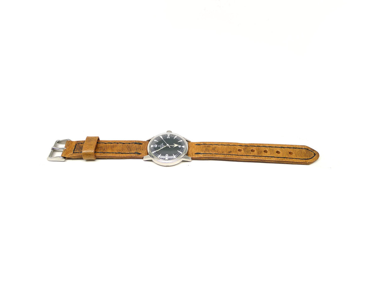 Full view of Borrealisky Watch Strap 18mm by Da Luca Straps