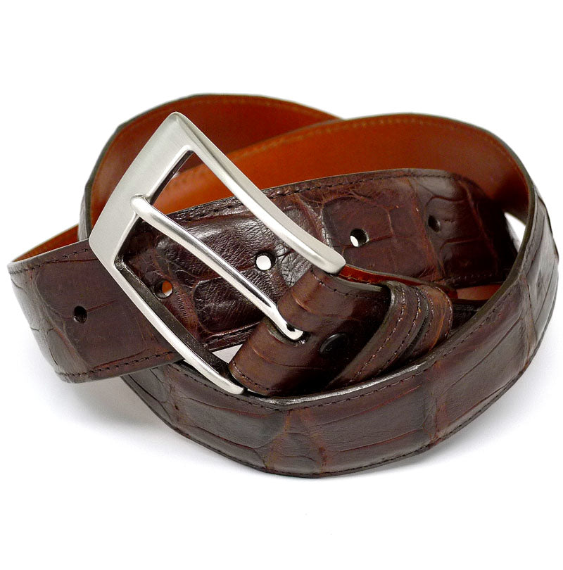 Our Handmade Genuine Crocodile Belt That Is Handmade In USA by DaLuca Straps.