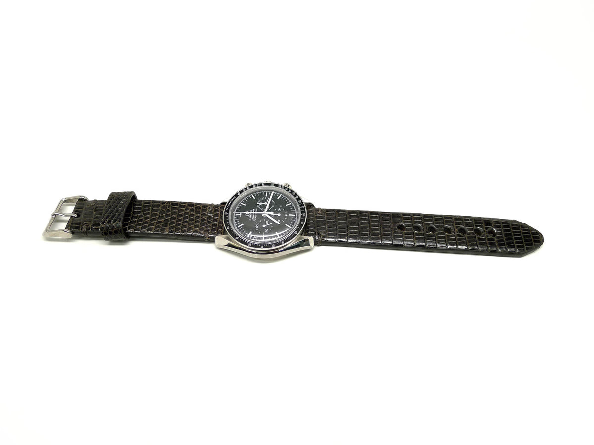Full view of Ekwaal Lizard Watch Strap 20mm by Da Luca Straps
