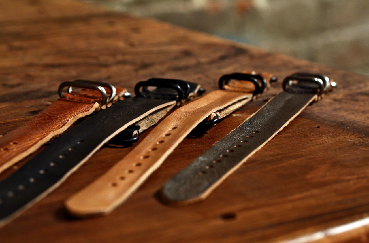 Vintage French Ammo Military Watch Band By DaLuca Straps.