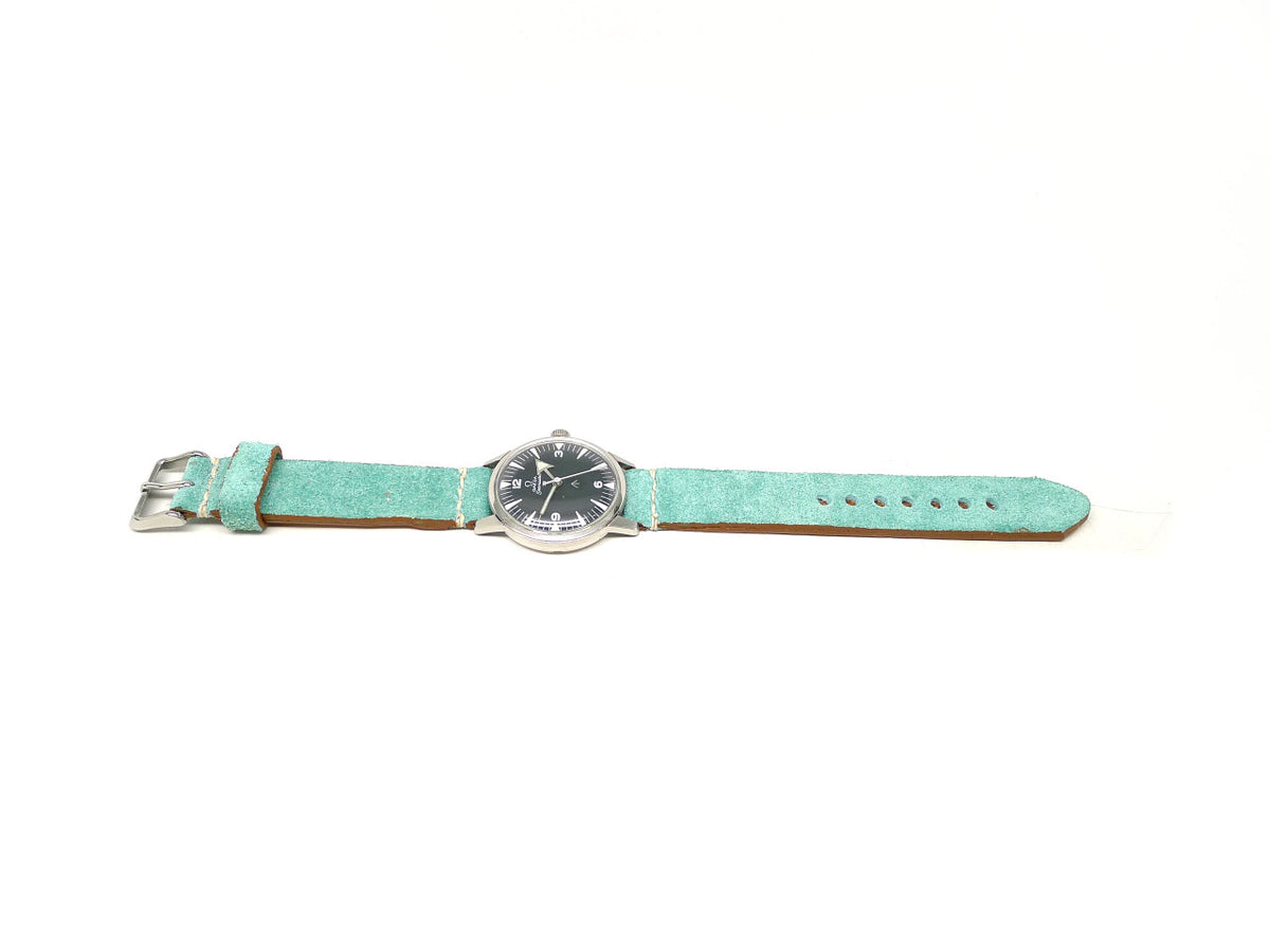 Full view of Jillea Suede Watch Strap 18mm by Da Luca Straps