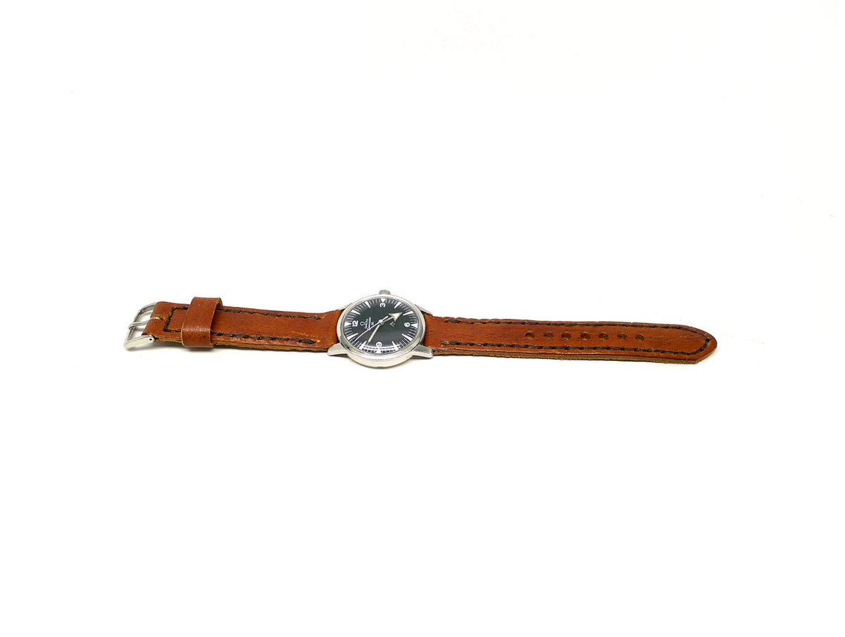 Full view of Lignelle Watch Strap 18mm by Da Luca Straps