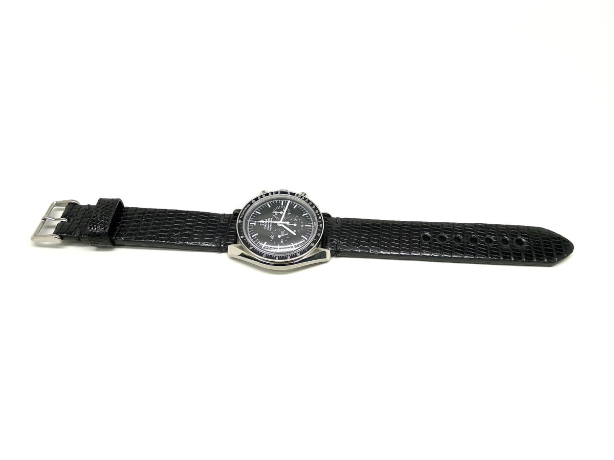 Full view of Mhangoe Lizard Watch Strap 20mm by Da Luca Straps