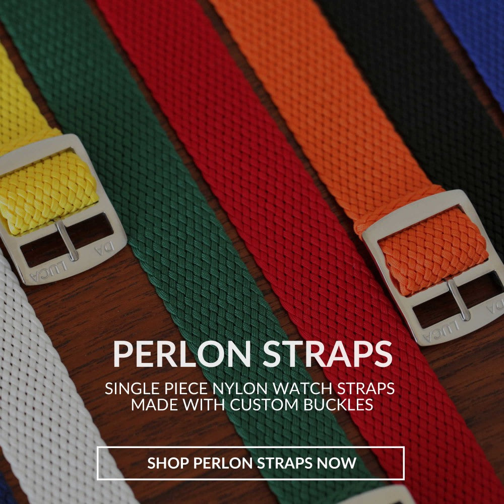 Single Piece Perlon and Nylon Watch Straps by DaLuca Straps