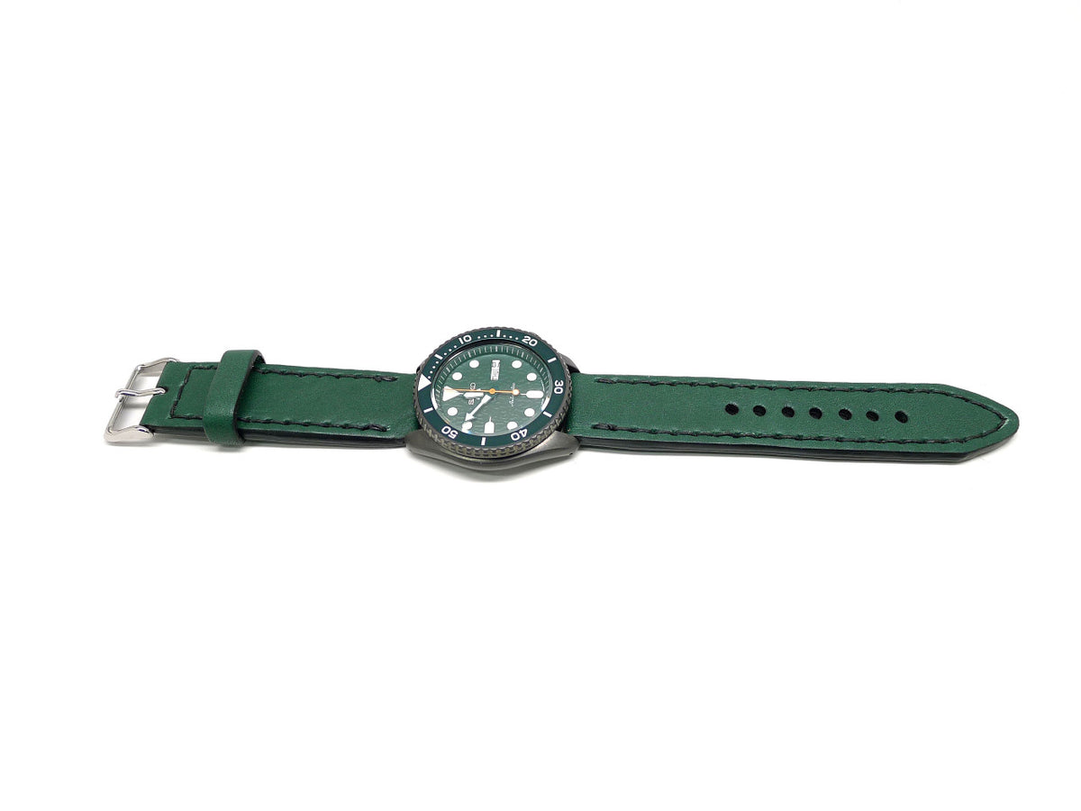 Full view of Pikkhup Watch Strap 22mm by Da Luca Straps
