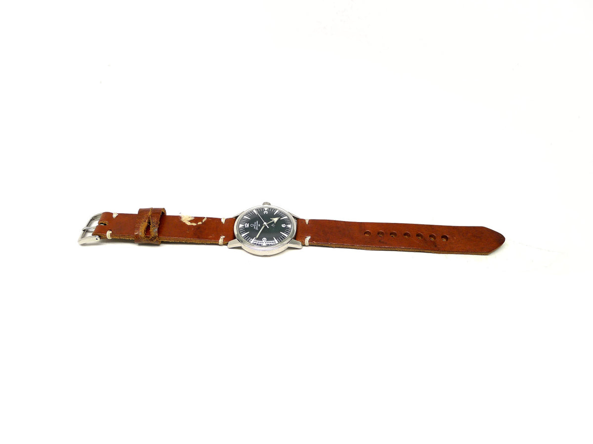 Full view of Quinsch Watch Strap 18mm by Da Luca Straps