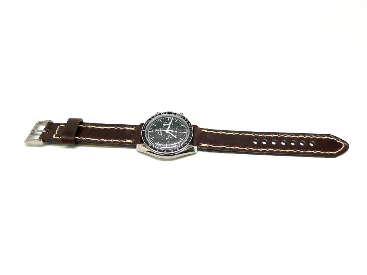 Full view of Rhongo Watch Strap 20mm by Da Luca Straps