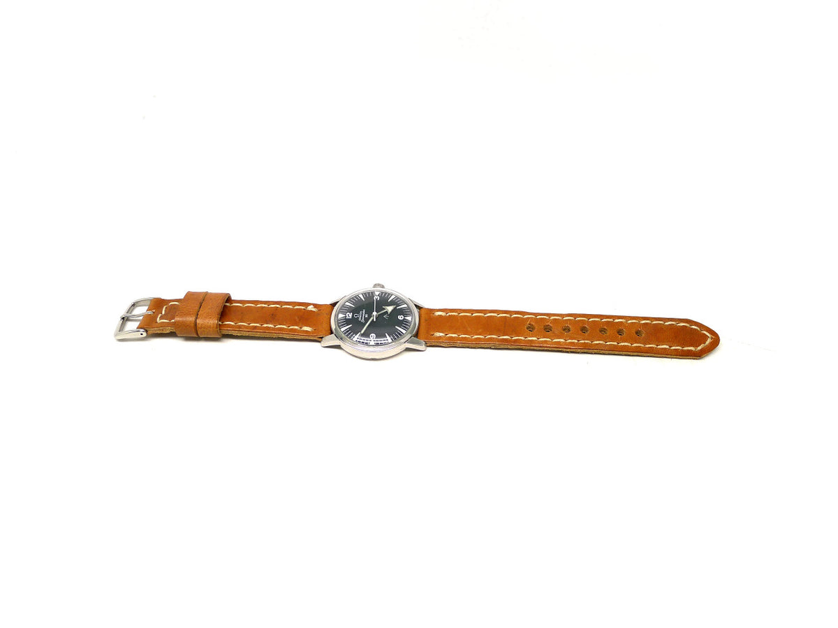 Full view of Sauterne Watch Strap 18mm by Da Luca Straps
