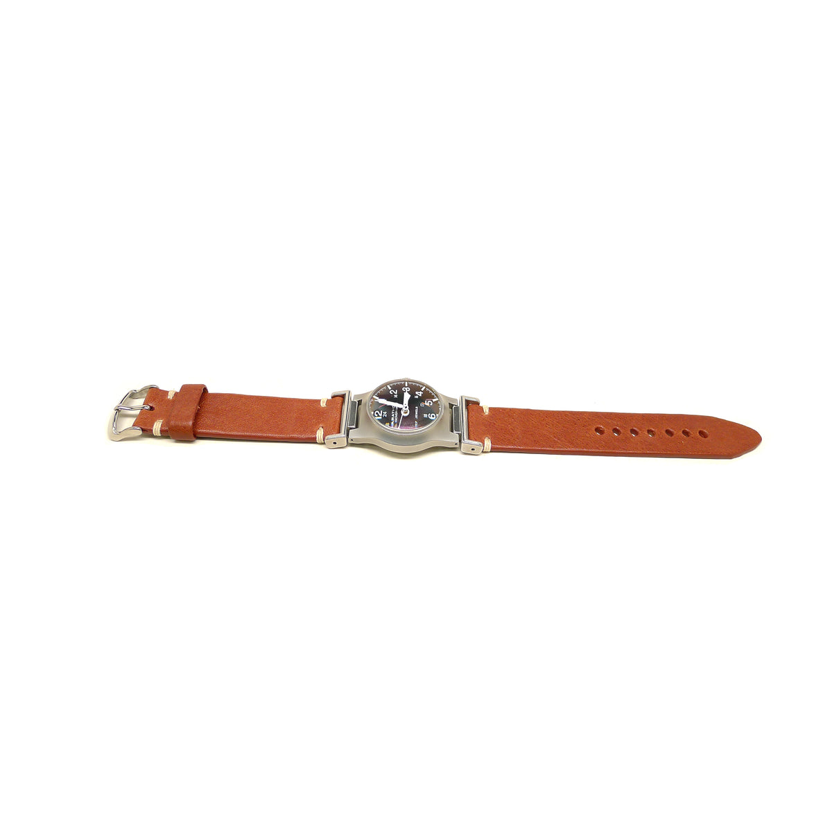 Full view of Sleydur Watch Strap 22mm by Da Luca Straps
