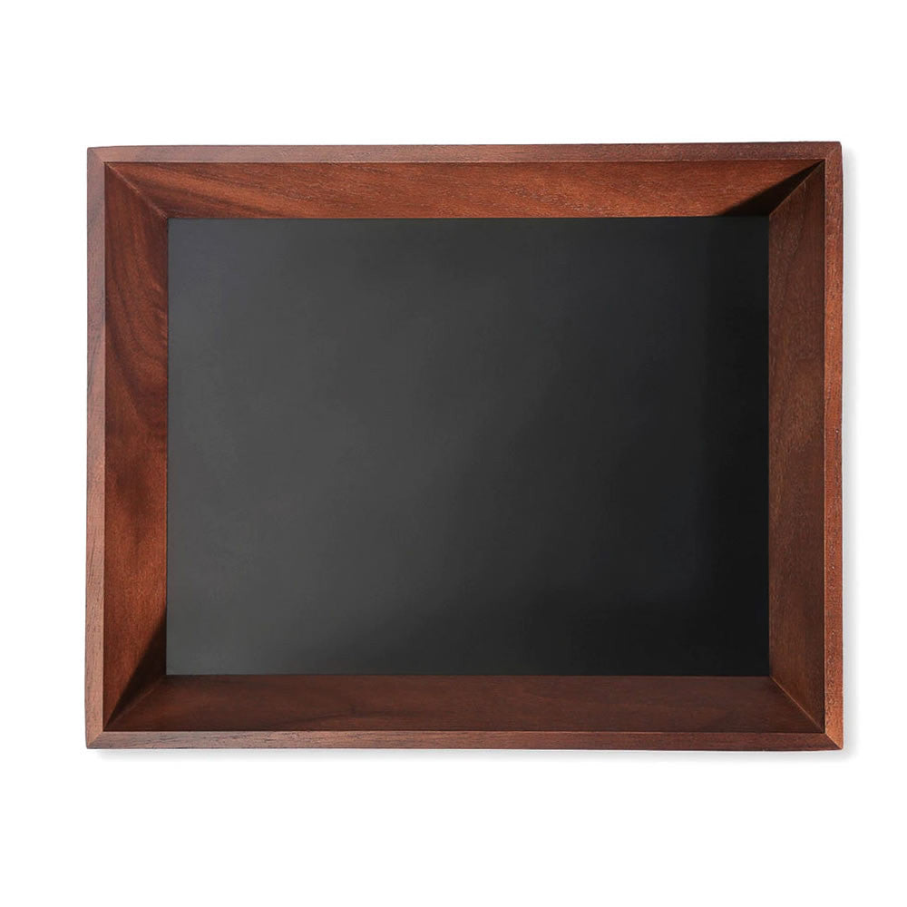 Handmade Walnut Valet Tray Top View By DaLuca Straps.