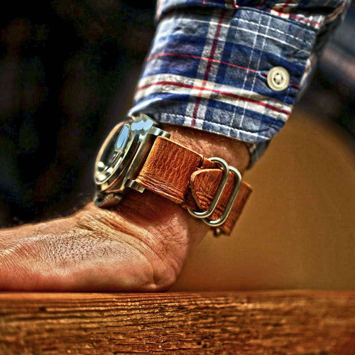 Vintage French Ammo Military Watch Band By DaLuca Straps.