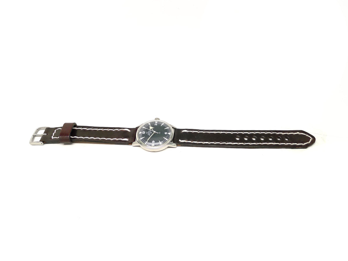 Full view of Xanthus Watch Strap 18mm by Da Luca Straps