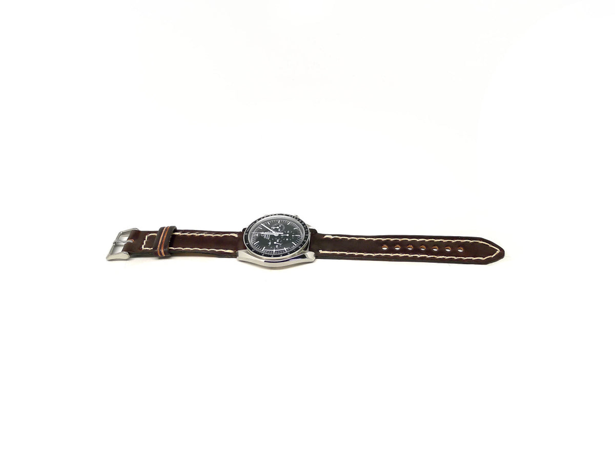 Full view of Zazich Watch Strap 20mm by Da Luca Straps