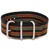 Goldfinger Ballistic Nylon Military Single Piece Strap Matte Main By DaLuca Straps.