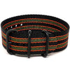 Ballistic Nylon Military 1 Piece Watch Strap - (PVD Buckle)