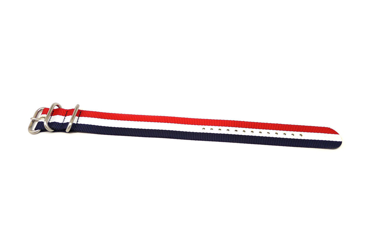 RWB Ballistic Nylon Single Piece Military Strap Matte By DaLuca Straps.