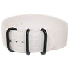 Single Piece White Ballistic Nylon Military Strap PVD Main By DaLuca Straps.