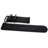 Two Piece Ballistic Nylon Watch Strap Black PVD By DaLuca Straps.