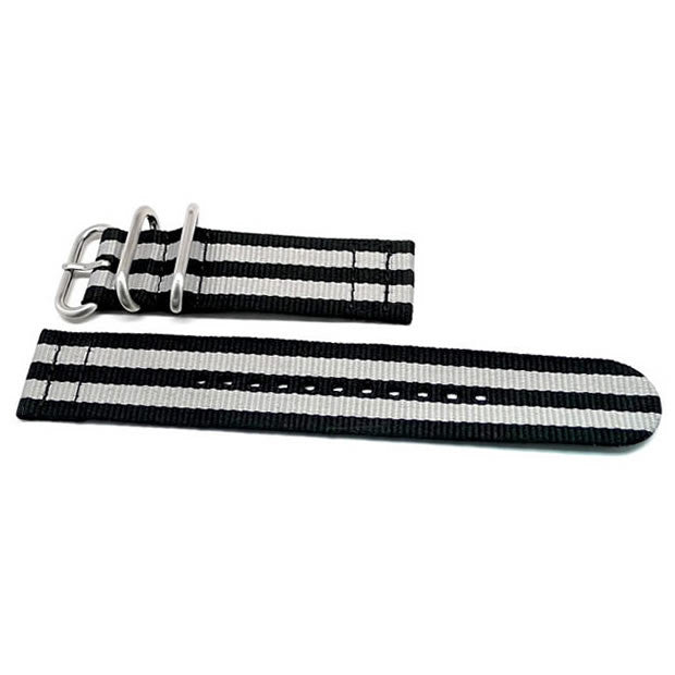 Bond Two Piece Ballistic Nylon Military Strap Matte By DaLuca Straps.