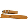 Brown Two Piece Ballistic Nylon Military Strap Matte By DaLuca Straps.