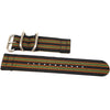 Two Piece Ballistic Nylon Watch Strap - (Matte Buckle)