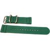Green Two Piece Ballistic Nylon Military Band Matte By DaLuca Straps.