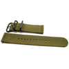Two Piece Ballistic Nylon Watch Strap Olive PVD By DaLuca Straps.