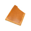 Angle Wallet Made From Genuine Horween Natural Dublin Leather by DaLuca Straps.