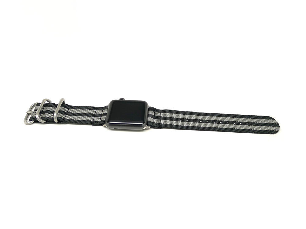 Nylon Apple Watch Strap Bond Matte Adapter DaLuca Straps.