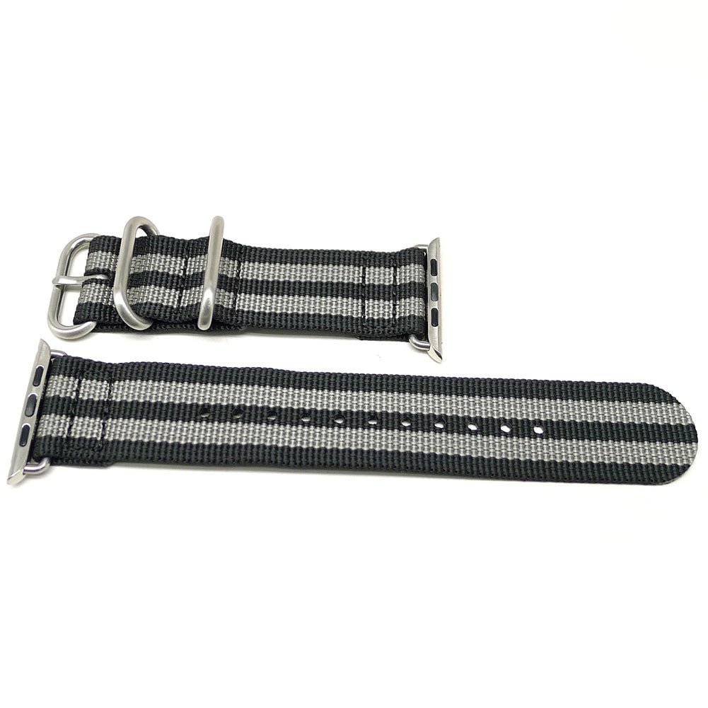 Nylon Apple Watch Strap Bond Matte Adapter DaLuca Straps.