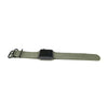 Nylon Apple Watch Strap Wrist Grey Space Grey Adapter DaLuca Straps.