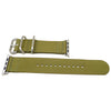 Nylon Apple Watch Strap Olive Matte Adapter DaLuca Straps.