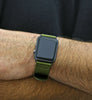 Nylon Apple Watch Strap Wrist Olive DaLuca Straps.