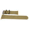 Nylon Apple Watch Strap Sand Gold Adapter DaLuca Straps.