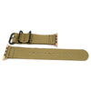 Nylon Apple Watch Strap Sand Rose Gold Adapter DaLuca Straps.