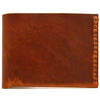 Handmade Bi Fold Wallet Made From Genuine Horween Natural Dublin Leather by DaLuca Straps.