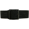 Braided Nylon Perlon Watch Strap Black PVD Buckle By DaLuca Straps.