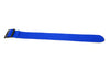 Braided Nylon Perlon Watch Strap Blue Blue PVD Buckle Long By DaLuca Straps.