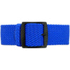 Braided Nylon Perlon Watch Strap Blue PVD Buckle Main By DaLuca Straps.